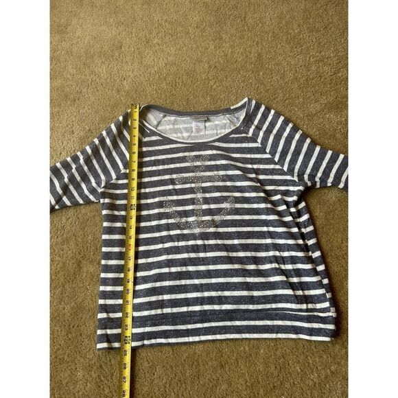 Disney Cruise Line Sweater Women XXG Sparkle Mickey Anchor Light Sweatshirt - Picture 5 of 6